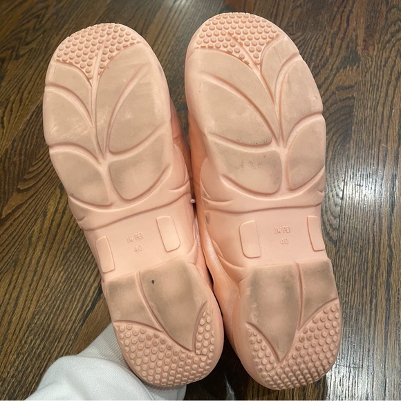 JW PEI Flavia Blush Pink Satin Bow Lace Ballerina Sneakers - Picture 10 of 10